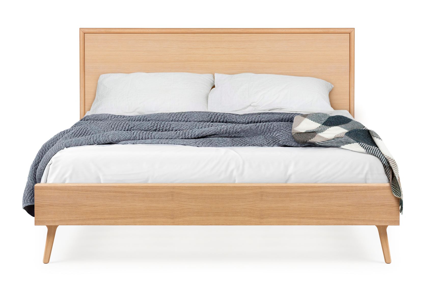 Ease Bed Oak Headboard 2 Small - Wermo AS