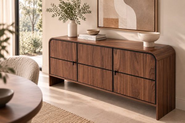 Roomset Arc Sideboard walnut small