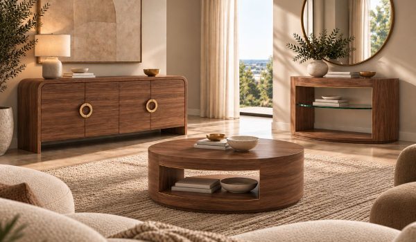 Roomset Malibu Living walnut small