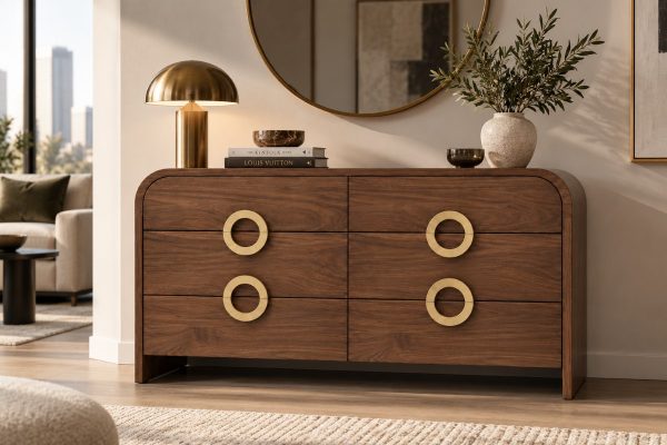 Roomset Organic Chest walnut small
