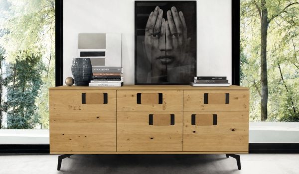 Maserung Sideboard wild oak roomset small