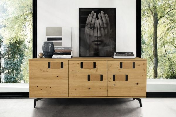 Maserung Sideboard wild oak roomset small
