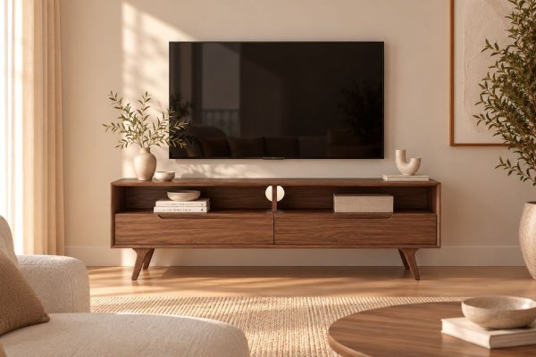 !Roomset Ease TV Unit walnut small